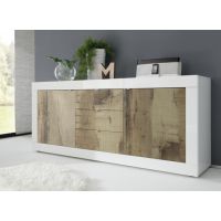 MC AKCENT - BASIC Komoda 209015-07P | 2 drzwi 3 szuflady | Laminat klon Pero