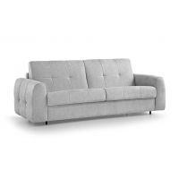 Mars Meble - PERONI 160 Sofa na stelażu włoskim | funkcja spania i materac oraz pojemnik LIGHT GREY | PROMOCJA