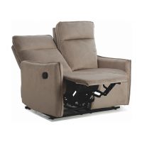 SIGNAL - TRAVIS 2 Velvet Sofa 2-osobowa rozkładana | Tkanina | Ciemny beż 40 | DOSTĘPNA OD RĘKI | z MR