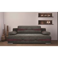 Dąb Gdynia - VIOLETTA Kanapa z funkcją spania i pojemnikiem na pościel