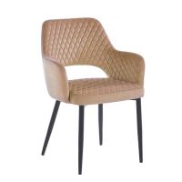 FURNITEX - K3-FX (B) Krzesło | Velvet | cappuccino