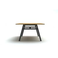 AMS Meble Biurowe - Stół Konferencyjny SKA7 Na Stelażu Metalowym | 140x140 cm