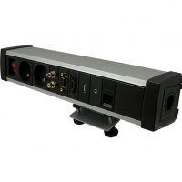 FORMAT - SKLEP - DESK SOCKET Mediaport D5M4GB2RJ | 4 x 230 V | 2 x RJ45 kat 5e | 5 Modułów