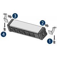 FORMAT - SKLEP - DESK SOCKET Mediaport D5M3GB2RJ1VG | 3 x 230 V | 2 x RJ45 kat 5e | 1 x VGA | 6 Modułów