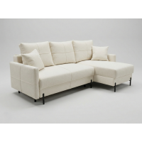 MEBLE BEST - ZOYA Narożnik z funkcją spania i pojemnikiem na pościel | DOSTĘPNY OD RĘKI