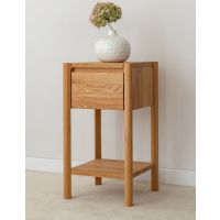 KATMANDU MEBLE - CAMPI Stolik z szufladą niski | Dąb | KULCA13