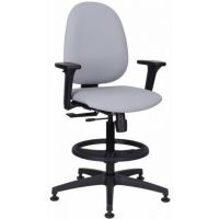 GROSPOL - MILO B RB Fotel Obrotowy Black | Mechanizm Synchro SF2 Plus z Regulacją Głębokości Siedziska